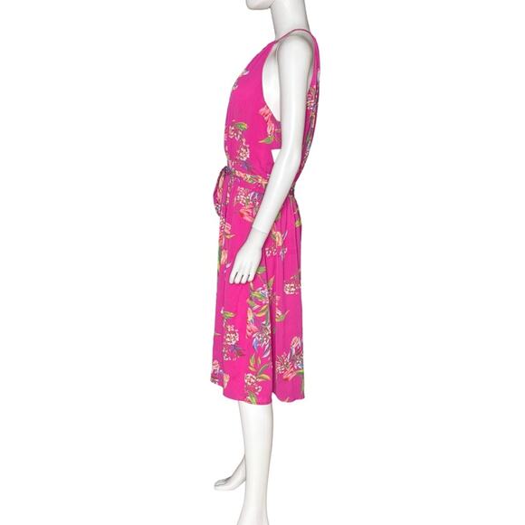 RACHEL Rachel Roy Women's Jinx Chiffon Midi Dress Lilac Bloom Sz 10 NWT - Picture 3 of 7